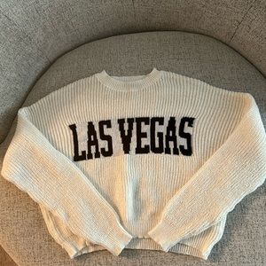 Las Vegas Knitted Crop Sweater